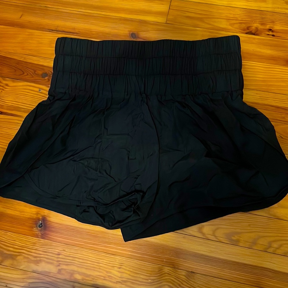 Black high waisted shorts